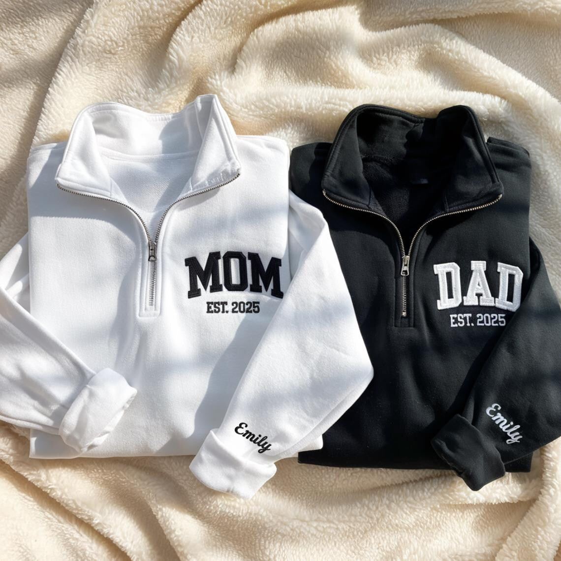 personalized-embroidered-mom-dad-quarter-zip-sweatshirt-custom-parent-gift