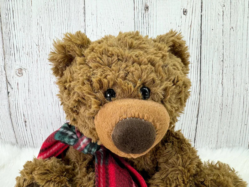 personalized-babys-first-christmas-teddy-bear-custom-name-1st-christmas-keepsake-bear-with-plaid-scarf-memory-bear-gift-2026