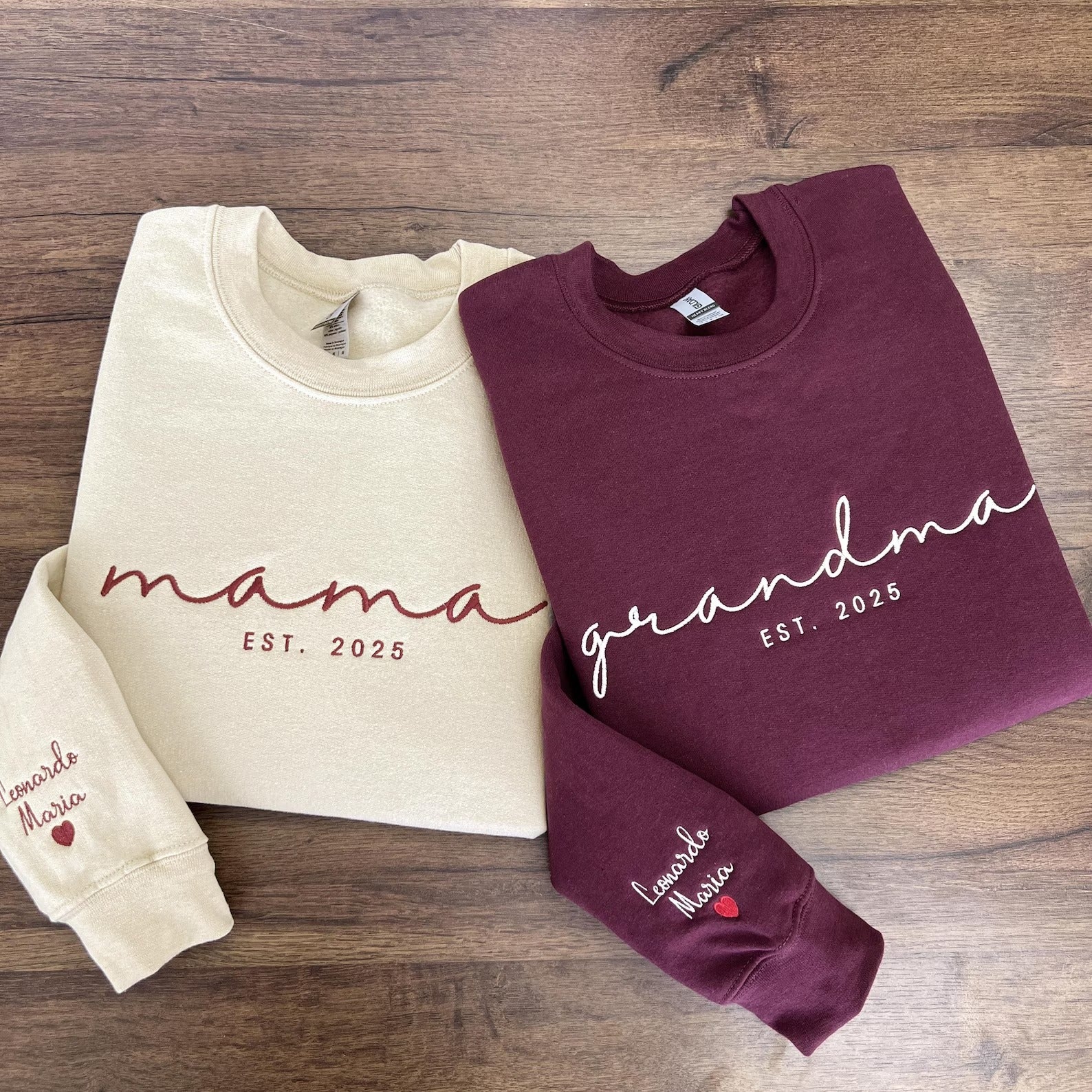 custom-embroidered-mama-est-year-sweatshirt-name-on-sleeve-with-heart-grandma-shirt-with-date-gift-for-new-mom-mothers-day-gift