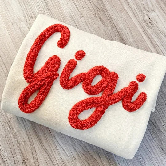 custom-gigi-honey-name-chenille-yarn-embroidered-sweatshirt