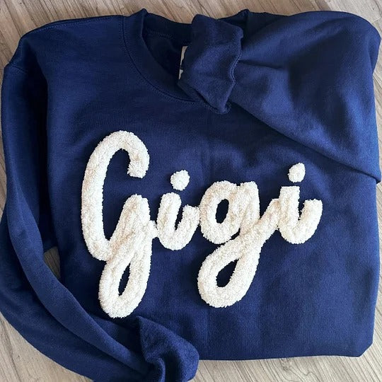 custom-gigi-honey-name-chenille-yarn-embroidered-sweatshirt