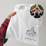 Dad and me-Custom Photo Shirt For Dad,Gift for Papá
