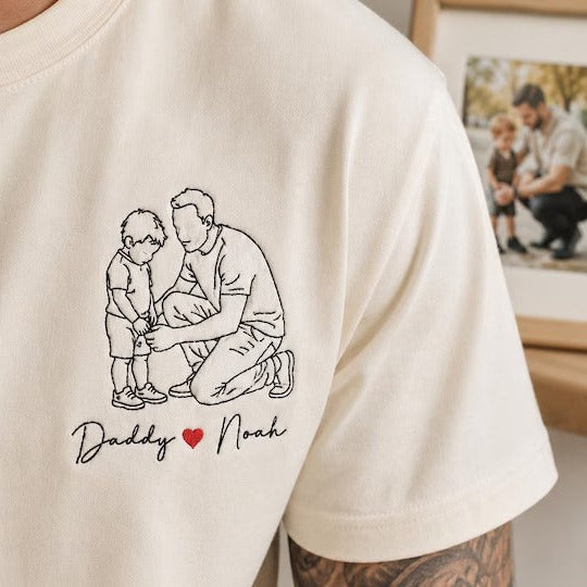custom-dad-portrait-outline-embroidered-tee-personalized-sweatshirt-with-kids-names-fathers-day-grandpa-gift
