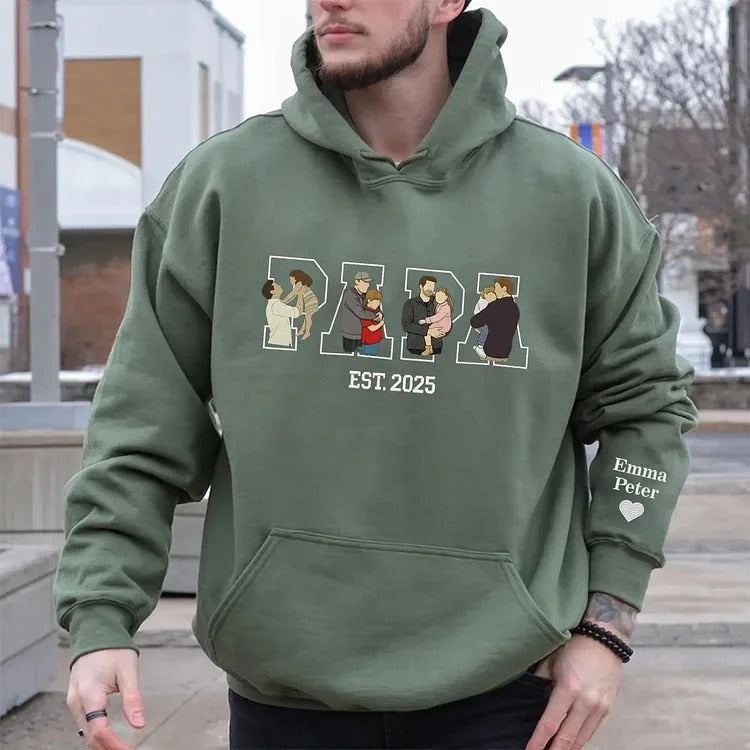 custom-photo-portrait-embroidery-sweatshirt-t-shirt-fathers-day-gift-for-dad