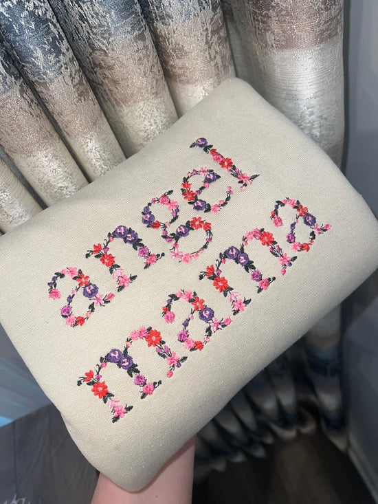 custom-embroidered-angel-mama-floral-sweatshirt-hoodie-with-babys-name-on-sleeve