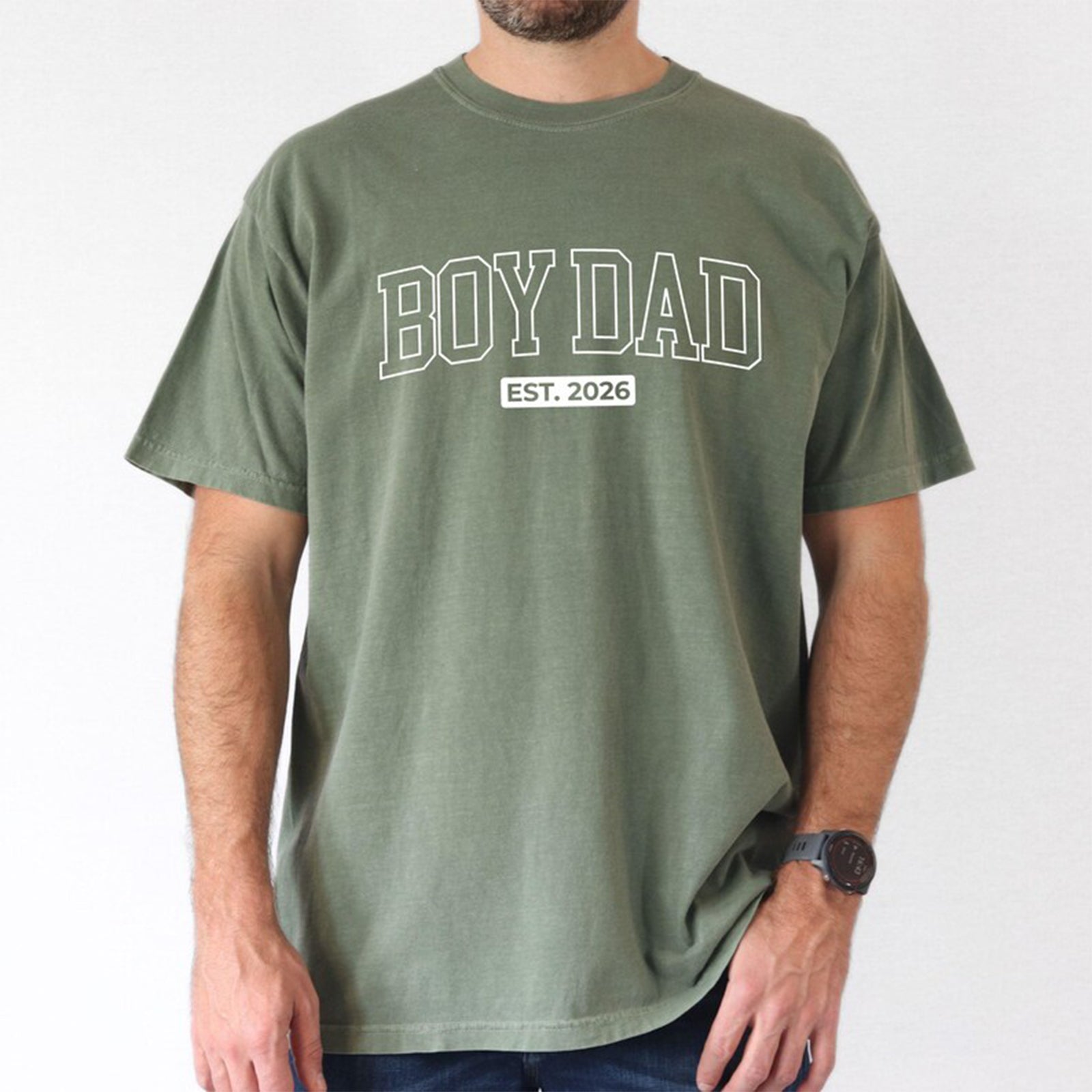 custom-boy-dad-with-est-year-print-sweatshirt-fathers-day-gift