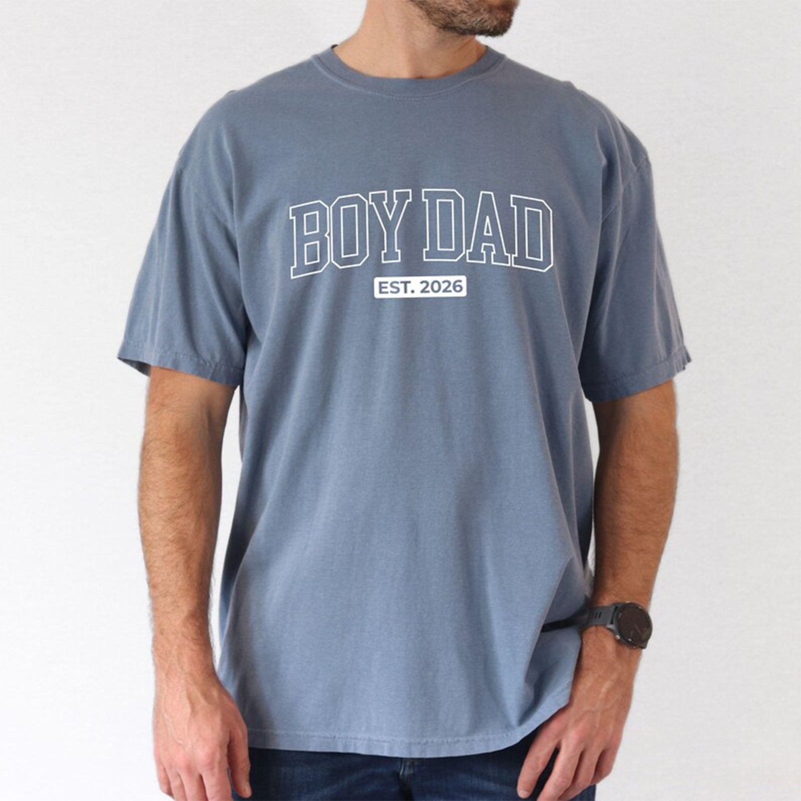 custom-boy-dad-with-est-year-print-sweatshirt-fathers-day-gift