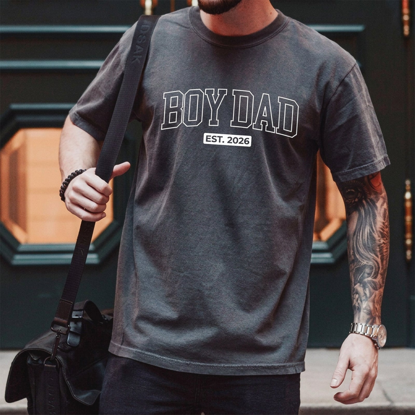 custom-boy-dad-with-est-year-print-sweatshirt-fathers-day-gift