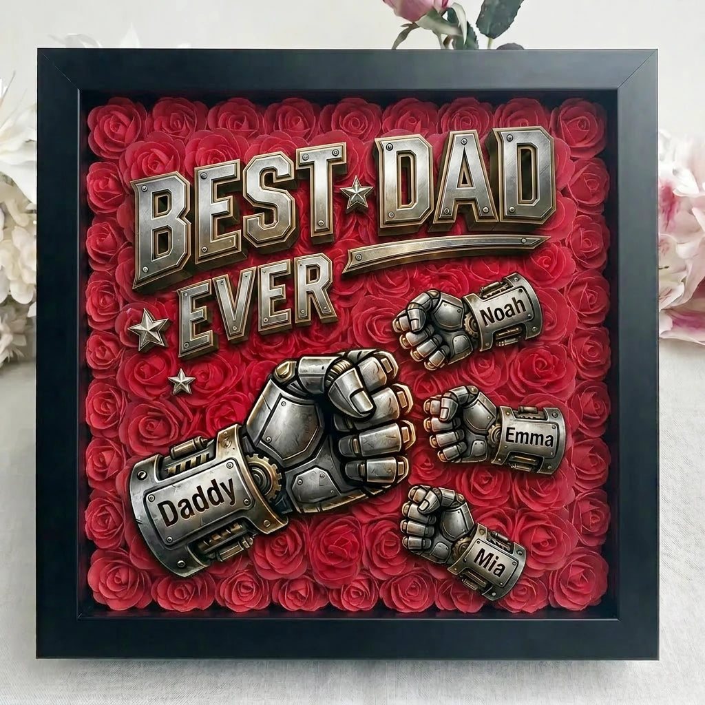 personalized-mechanical-armored-fist-best-dad-ever-shadow-box-unique-fathers-day-gift