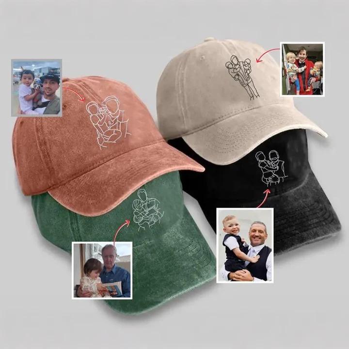 custom-portrait-embroidered-hat-personalized-fathers-day