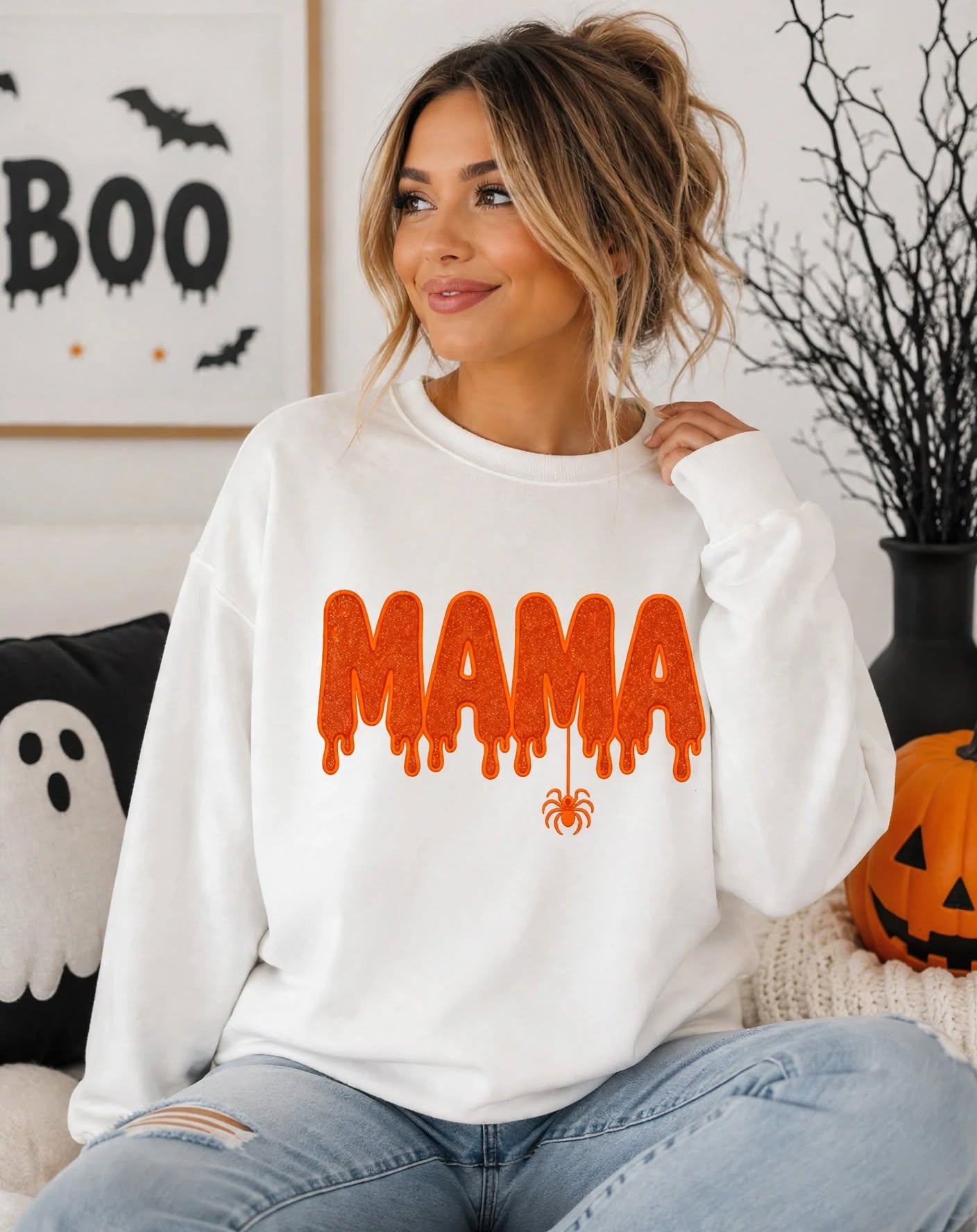 custom-halloween-glitter-letters-mama-drip-acid-sweatshirt
