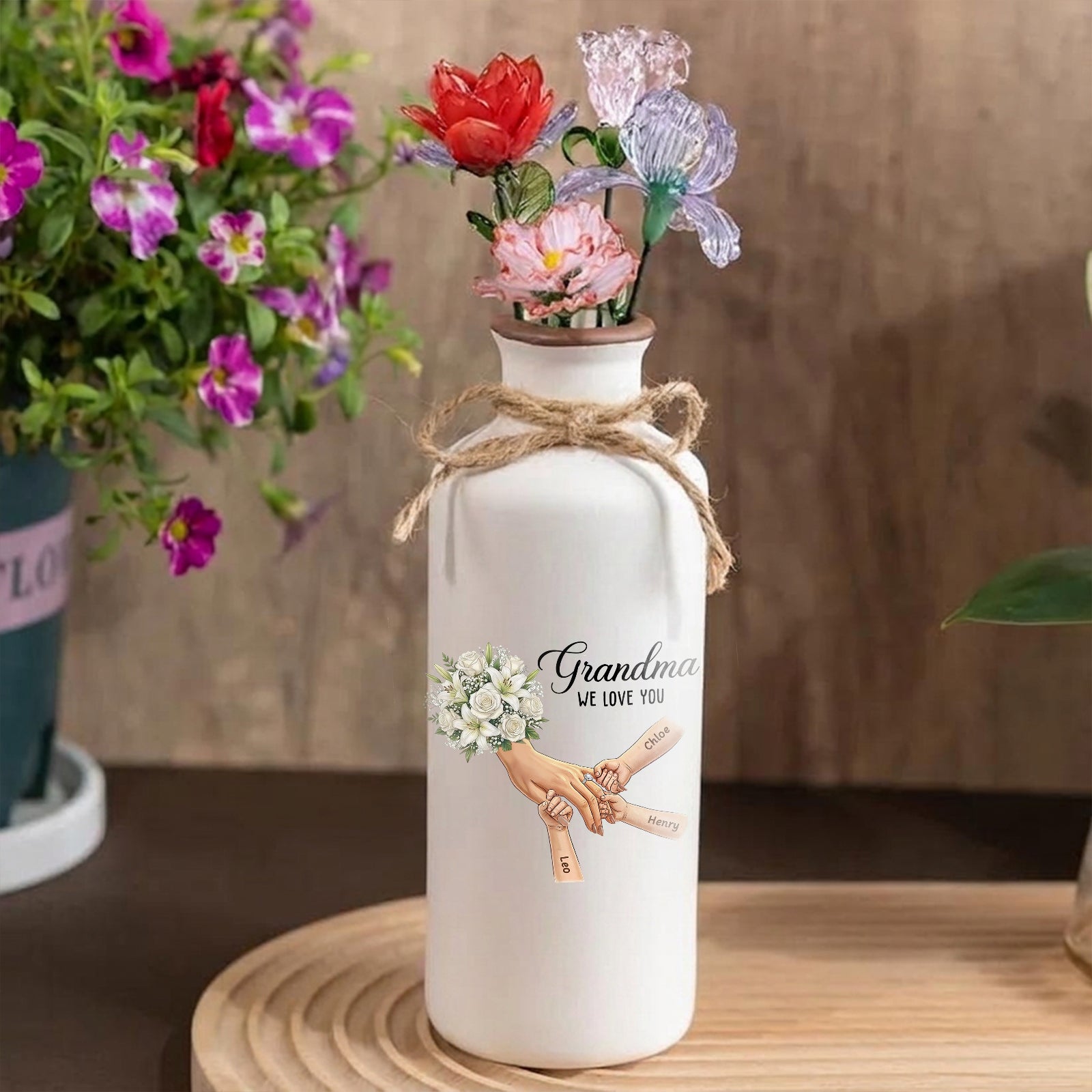 personalized-white-lily-white-roses-vase-personalized-grandma-holding-hands-best-mothers-day-gift-timeless-gift-for-every-home